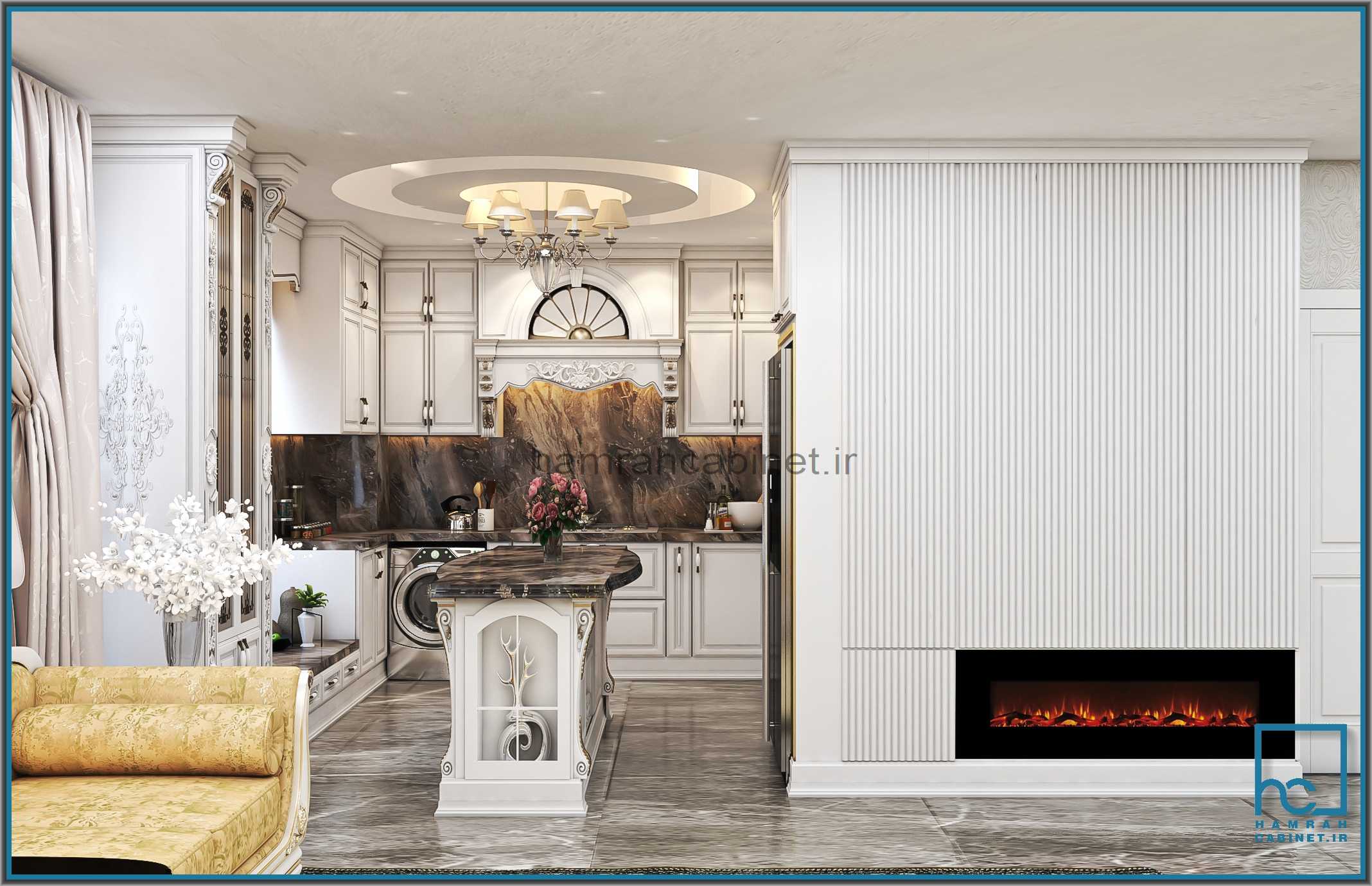 کابینت کلاسیک رنگخور 83